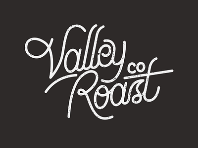 Valley Roast Coffee coffee typography logo branding