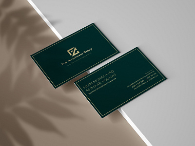 Fair Investment Group- Business Card Design