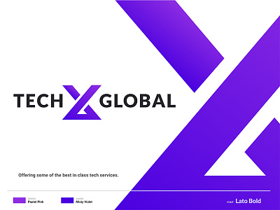 TechX Global Logo and Brand Identity Design brand branding branding design debut first shot gradient hello identity design logo logo alphabet logo design modern logo tech company tech x x logo