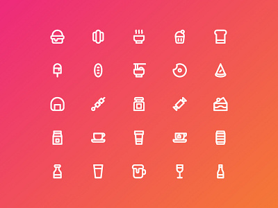 Food And Drink Icon Set