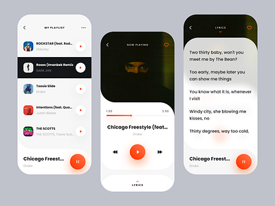 Music Player App - Concept Design by Harshil Acharya for overlayz ™ on ...