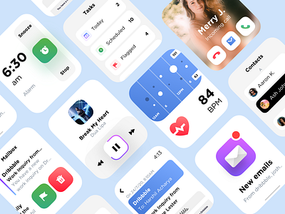 Watch OS - UI Screens by Harshil Acharya on Dribbble