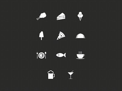 Food Icons - FREE !!! beer chicken drinks food free icons iconset meal pixel perfect psd