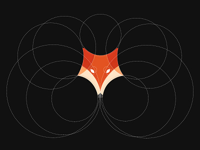 Fox Logo animal colorful design fox graphic icon logo