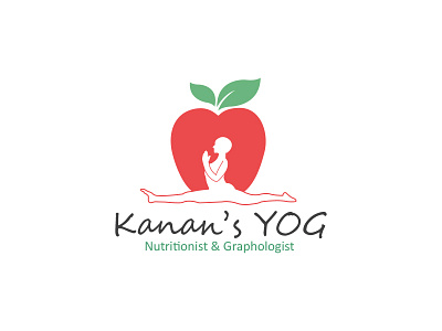 Kanan' Yog creative design graphic logo nutrition yoga
