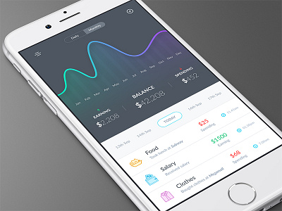 Daily Expense App UI