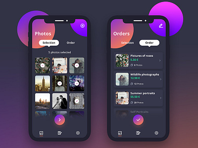 Photomaker App - Redesign ecommerce iphonex photoapp redesign revamp shopping ui uiprocess ux