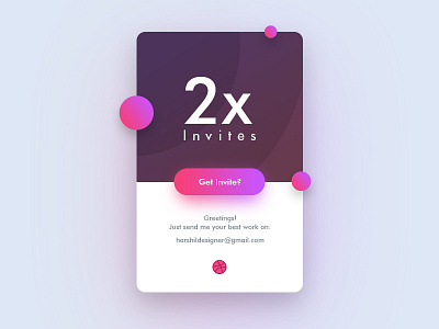 2x Dribbble Invites