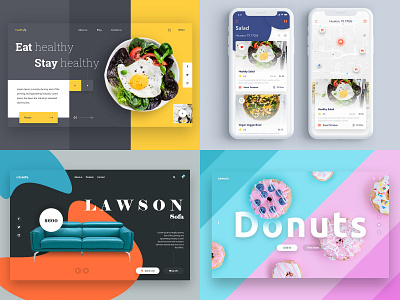 My Top Shots in 2018 app branding creative design dribbble graphic icons illustration minimal typography ui vector