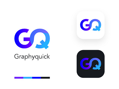 GraphyQuick Logo Design brand branding brochure color dribbble grapefruit graphic graphic design illustration logo logo design photoshop psd stationary ui ux design