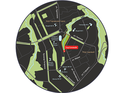 Park map. Illustration for the stand adobe illustrator design illustration map navigation park