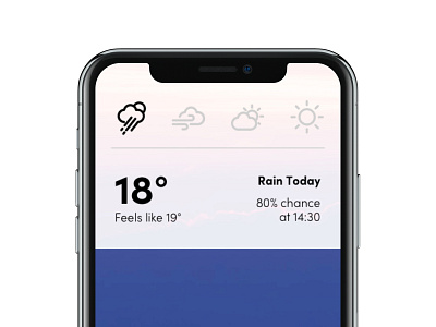 Daily Ui 37 app dailyui dailyui037 design mobile notification ui ux weather weather forecast