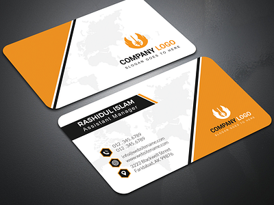 CORPORATE BUSINESS CARD awesome creative design brand identy blackwhite business card business identity card corporate business card simple card clean business card corporate identity creative business card creative design design graphic desing neat and clean business card