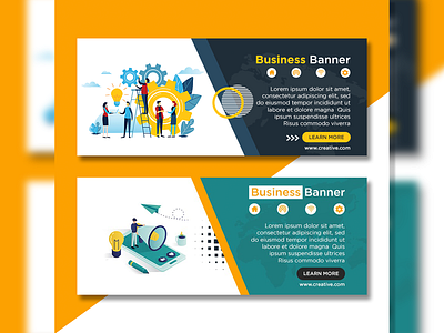 BUSINESS AND ADS BANNER FREE DOWNLOAD ads banner design banner banner ad banner design banner template behance branding design facebook banner graphic design illustration