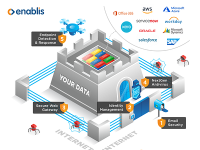 Isometric Infographics for website