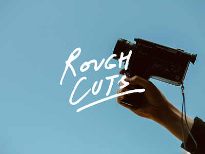 Rough Cuts adobe capture branding colour graphic design graphic design hand drawn font hand drawn type hand made type lettering sharpie typogaphy