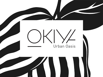 Okiya branding design illustration logo vector
