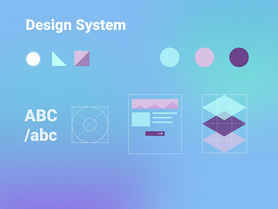 Design System- an atomic approach artwork banner branding colorful design design system framework illustration library ui