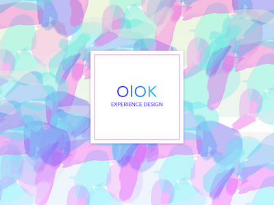 OlOK - the experience designer brand colorful pattern ux