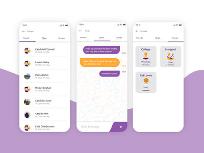 Health App Chat / Social