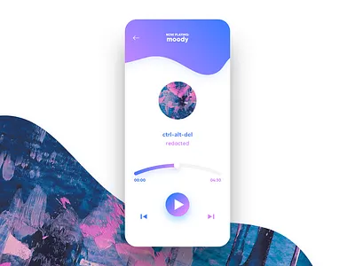 Daily UI Challenge - Day 9 - Music Player dailyui dailyui 009 dailyui009 music music app music player radio sound ui ux