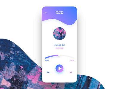 Daily UI Challenge - Day 9 - Music Player