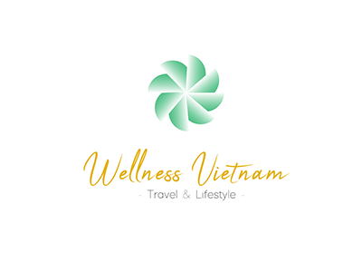 Wellness Vietnam logo submission blue branding graphic design healthy holidays hotel logo sea