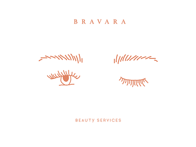 Bravara Motifs beauty branding identity illustration