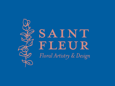 Logo brand brand identity branding flower illustration logo