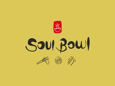 Soul Bowl Vegan Ramen brand logo logo design