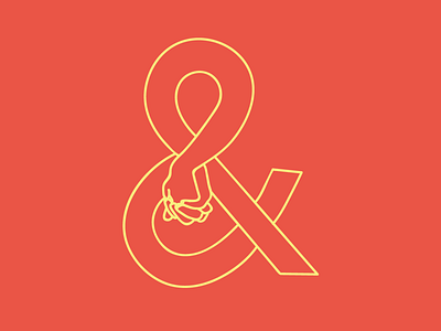 Together, forever & ever. ampersand brand branding illustration logo