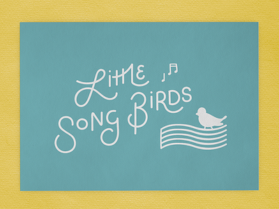Little SongBirds birds branding illustration illustrations illustrator logo