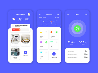 Smart Home Appliances control app