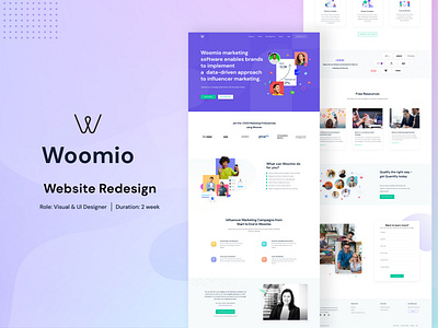 Woomio Website Redesign