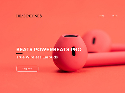 Headphone webpage branding ecommerce ecommerce design figma interaction design uidesign user interface uxdesign webdesign