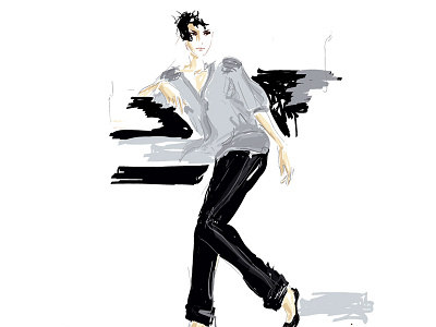 Fashion illustration for Atelier1 Corner for Doverstreet market