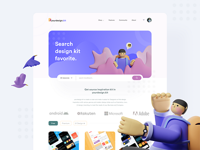 Landing Page - yourdesignkit.com