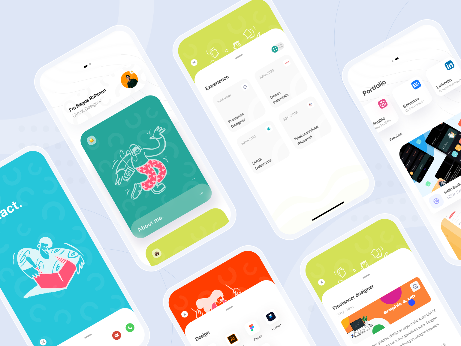 Curriculum Vitae Apps by Bagus Rahman on Dribbble