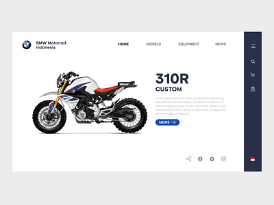 Landing page BMW Motorrad