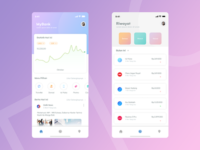 MyBank App app brand design icon interfaces ios iphone ui ux