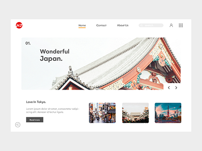 Hello Japan Landing Page (Exploration)