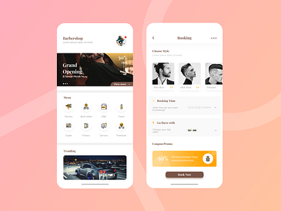 #Exploration - Barbershop v2 animation app brand branding dashboard design desktop icon interface interfaces ios iphone landing page mobile presentation ui ux uxresearch web