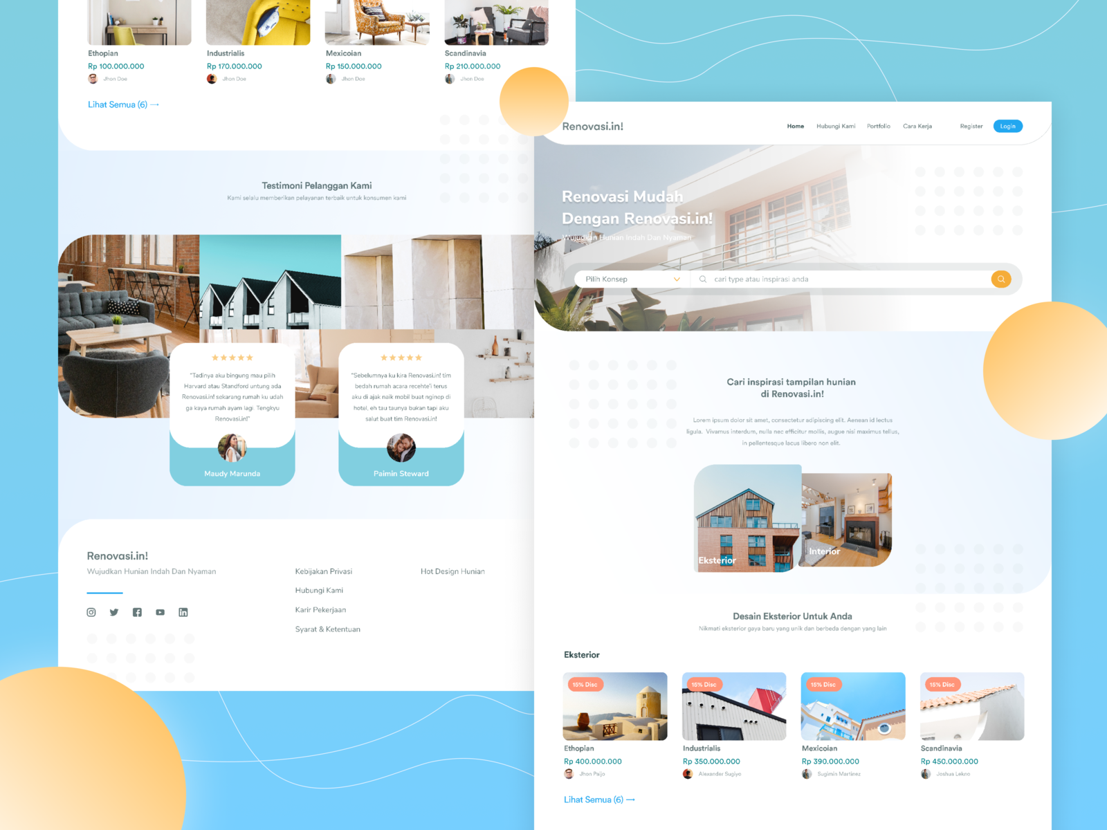 Home Decoration By Bagus Rahman On Dribbble