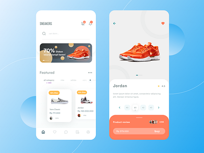 Sneakers App Exploration adidas app design app ui card ecommerce ios app nike payment sneakers transaction ui ui ux ux