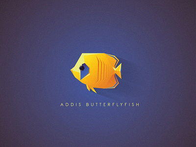 Addis Butterflyfish addis butterflyfish aquarium fish geometric golden butterflyfish icon illustration masked butterflyfish polygonal red sea butterflyfish vector