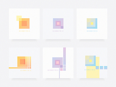 Minimal Cube Shapes colors cubes geometric icons illustrations logos minimalism pastel shapes symbols transparency vectors