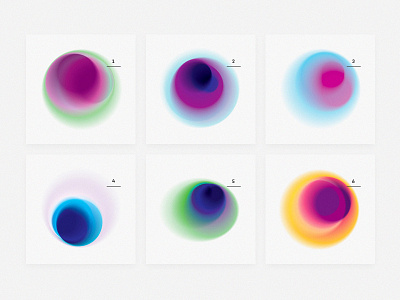 Gradient Blurs abstract blurs color combinations flecks gradient illustrations modern palettes textures vectors vibrant vivid