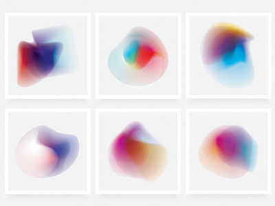 Gradient Energy- 30 Vibrant Shapes