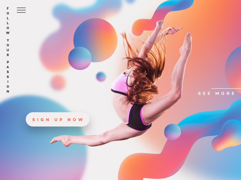 Liquid Gradients abstract motion dynamic colorful geometric illustration vector colors liquid gradients gradients ui web design