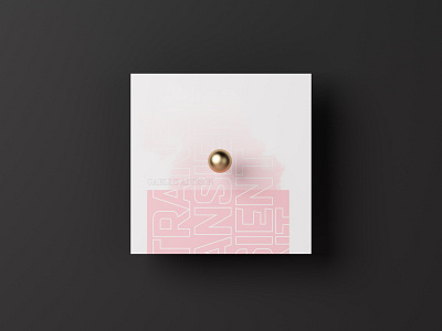 Gaelle Adisson - Transient 2019 artwork coverdesign dribbbleweeklywarmup minimalistic music art typographic vinyl cover